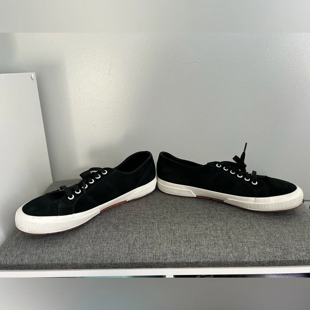Black Superga 2750 Cotu Classic 2 Women Size 10 - Picture 5 of 7